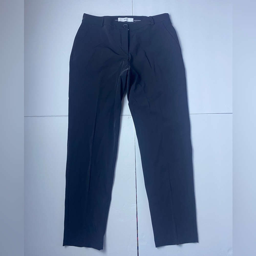 BRAX FEEL GOOD WOMEN PANTS IN BLACK SZ 29/32 MADE IN ROMANIA.